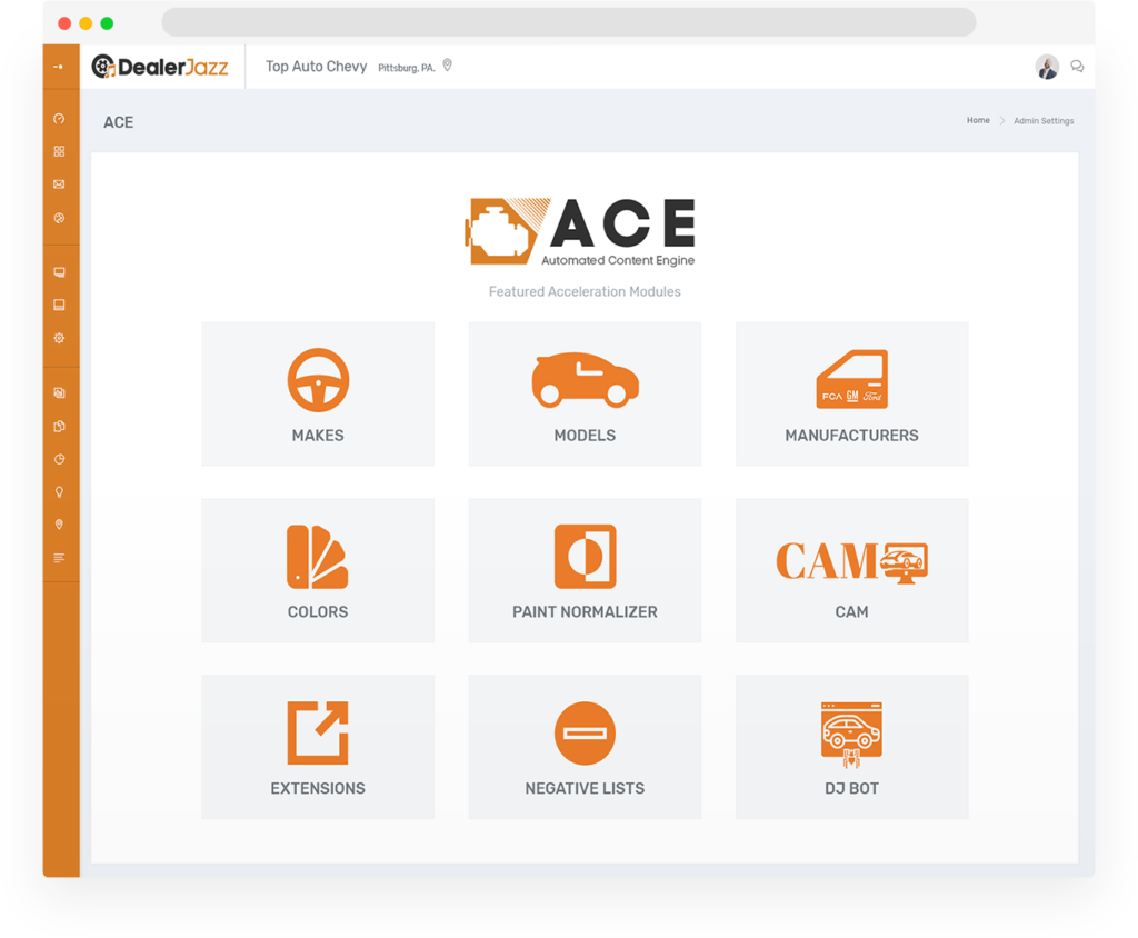 ACE Auto Dealer Digital Engine